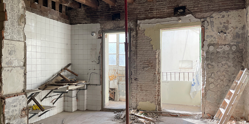demolición interior
